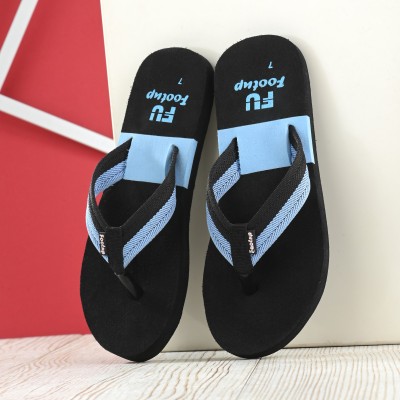 Footup Women EVA|Ultralightweight|Premium|Comfort|All Seasons|Trendy|Daily Use|Women Slippers(Blue , 5)