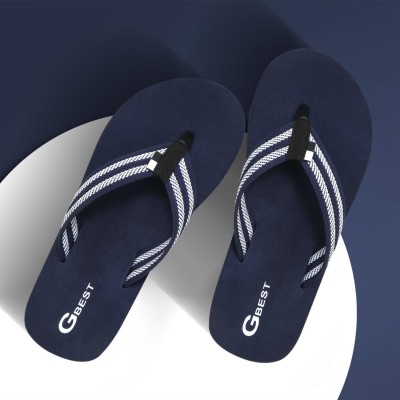 G Best Men Flip Flops(Blue , 8)