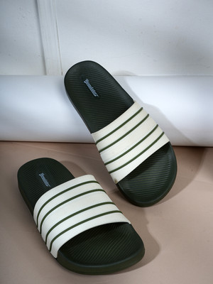 Roadster Men Slides(Olive , 9)