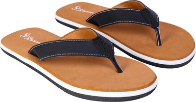 STYLE HEIGHT Men Flip Flops(Tan , 9)