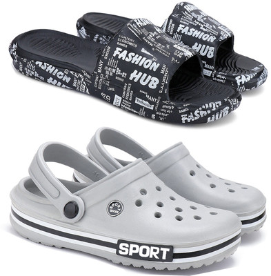 Earton Men Slides(Multicolor , 8)