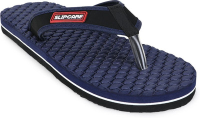 SLIPCARE Men Aqua Mens Stylish Ortho Care Slipper Orthopedic Diabetic Comfort Doctor Dr House Flip Flops(Blue, Black , 10)