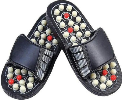 Aquacare Men Flip Flops(Black , 8)
