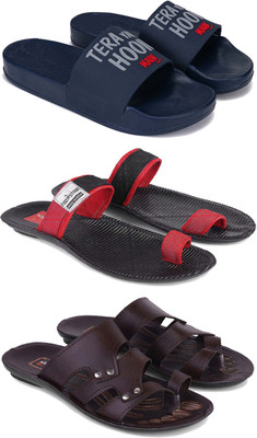 Pennen Men Slides(Brown , 6)