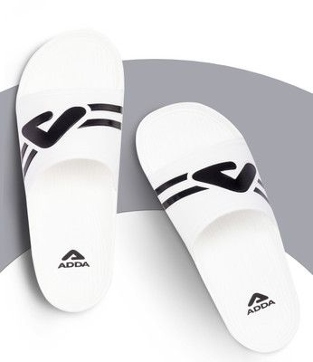 Adda Men Slides(White , 9)