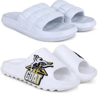 Pampy Angel Men Slides(Multicolor , 8)