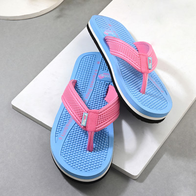 Footup Women NewlyLaunch|Premium|Orthopaedic|Diabetic|Accupressure|Classic|Comfort|Ultrasoft Flip Flops(Blue , 8)