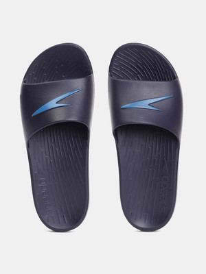 SPEEDO Men Slides(Navy , 10)