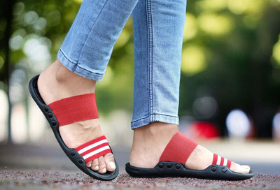 BRANDIGO Men Sandals(Red , 9)