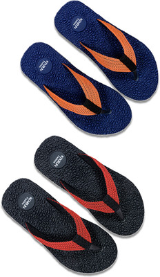 Kixrun Men Flip Flops(Multicolor , 7)