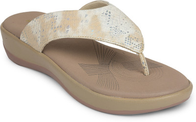 LIBERTY Women Flats(Beige, Brown , 6)