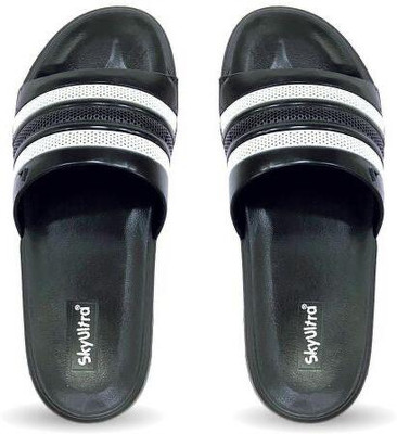 Skyultra Men Slides(Black , 6)