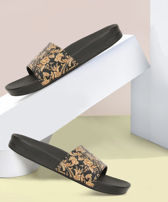 Bata Women Slides(Black , 7)