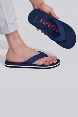 Neemans Men Flip Flops(Navy , 7)