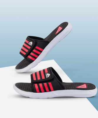 Adda Men Slides(Black, Red , 9)