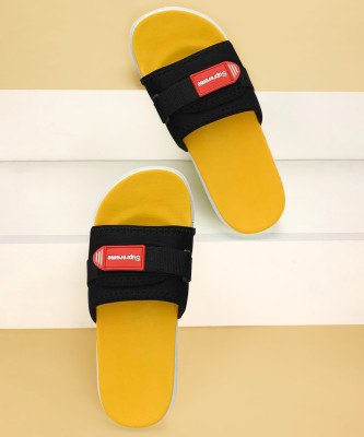 Layasa Men Slides(Yellow , 9)