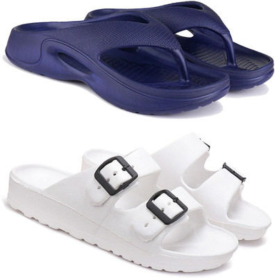 BERSACHE Men Flip Flops(Multicolor , 10)