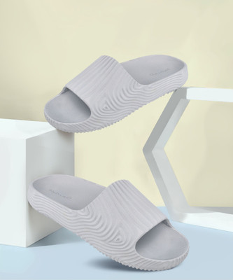 WALKAROO Men Slides(Grey , 10)