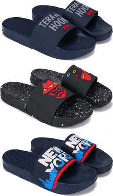 Pennen Men Slippers(Blue , 7)