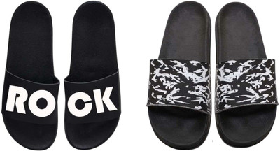 nvisan Men Slides(White, White , 9)