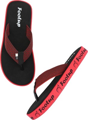 Footup Men Footup Comfortable|Ultra-Light|Stylish and Trendy|Flip Flops for Slippers(Red , 9)