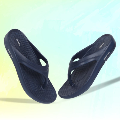 action Women Slippers(Navy , 6)