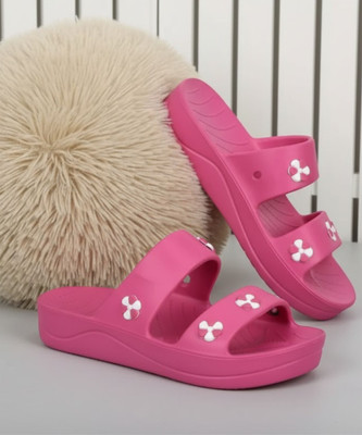 Lehar Women Soft and Comfortable Orthopedic Pain Relief Slippers(Pink , 5)