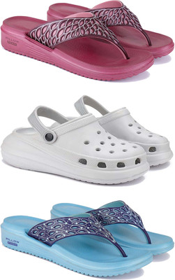 Pennen Women Flip Flops(Multicolor , 7)