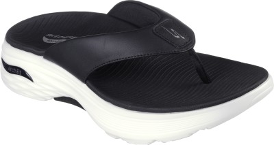 Skechers Men Flip Flops(Black , 8)