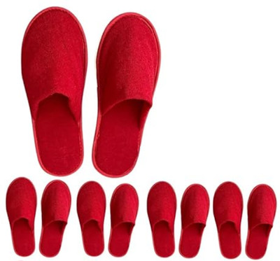 KALPANA'S Women Slippers(Red , 10.5)
