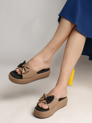 STEPIZIA Women Wedges(Beige , 7)