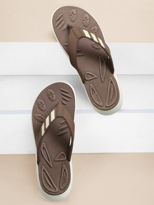 ADIDAS Men Flip Flops(Brown , 8)