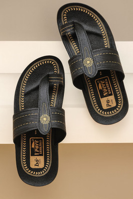 Trendmode Men Slippers(Black , 7)