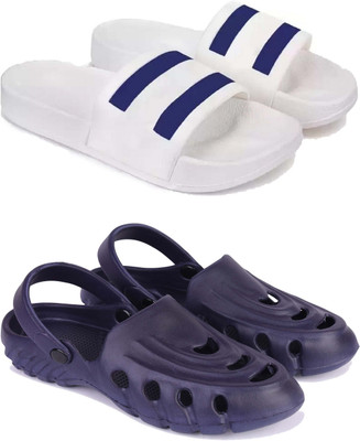 DRACKFOOT Men Slides(Blue , 10)