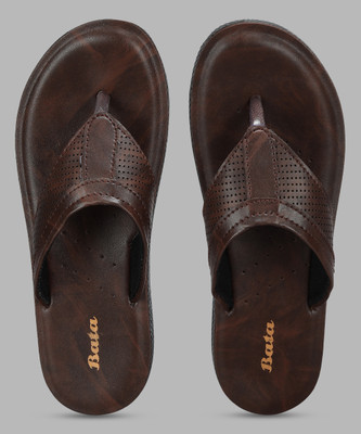 Bata Men Slippers(Brown , 10)