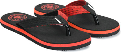 Stepsoft Men Slippers(Red, Black , 10)