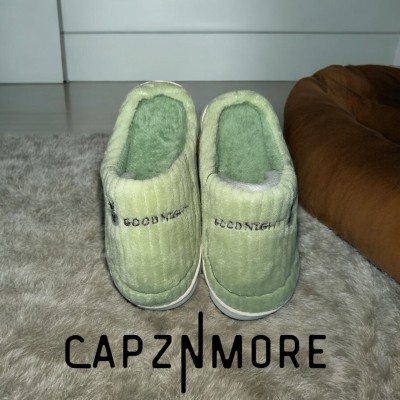 capznmore Men Slippers(Green , 7)