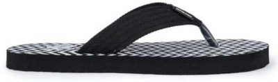 Blasters Men Flip Flops(Black, White , 7)