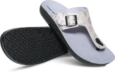 COOLWALK Women Slippers(Purple , 5)