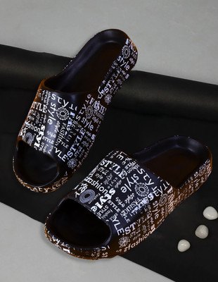 Pampy Angel Men Slides(Multicolor , 9)