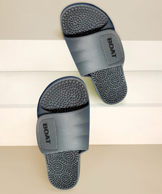 BOAT RIDE Men Slides(Grey , 9)