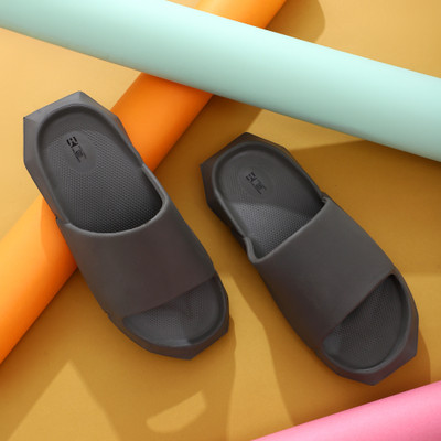 Hygear Men Slides(Grey , 10)