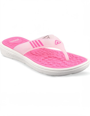 Adda Women Slippers(Pink, White , 5)