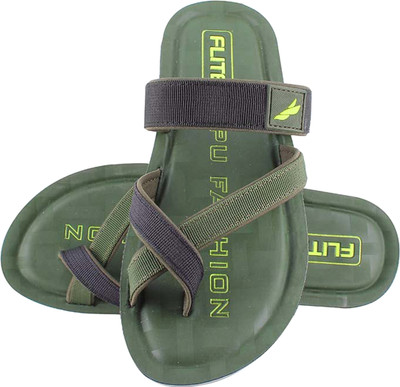 FLITE Men Slippers(Olive , 10)