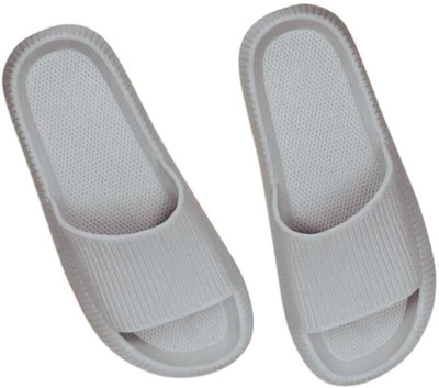 DAKU SHOES Men Flip Flops(Grey , 9)