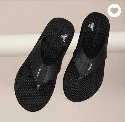 DR STTEP Men Soft Ortho Slippers for Men | Comfy Anti-Skid Flip Flops for Daily Use Slippers(Black , 9)