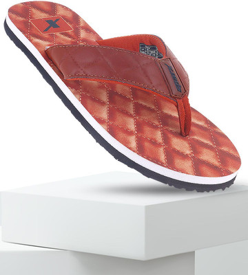 Sparx Men Slippers(Brown, Black , 9)