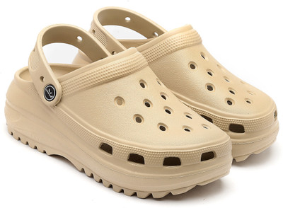 BERSACHE Women Sandals(Beige , 5)