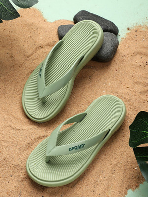 PICAASO Women Slippers(Olive , 5)