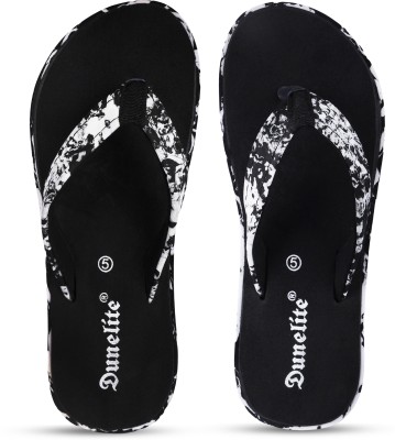 Dunelite Women Flip Flops(Blue , 7)